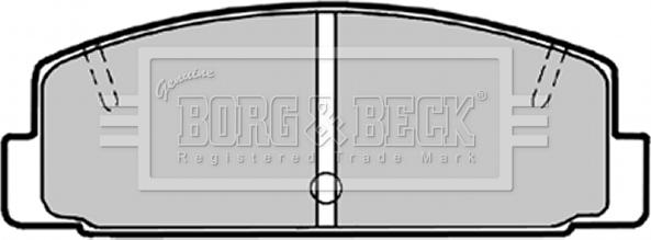 Borg & Beck BBP1506 - Bremžu uzliku kompl., Disku bremzes autodraugiem.lv