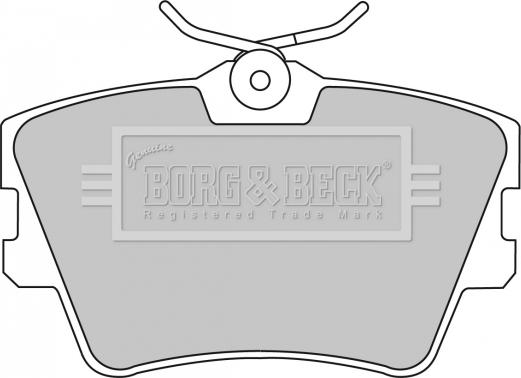 Borg & Beck BBP1501 - Bremžu uzliku kompl., Disku bremzes autodraugiem.lv