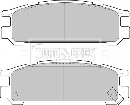 Borg & Beck BBP1508 - Bremžu uzliku kompl., Disku bremzes autodraugiem.lv