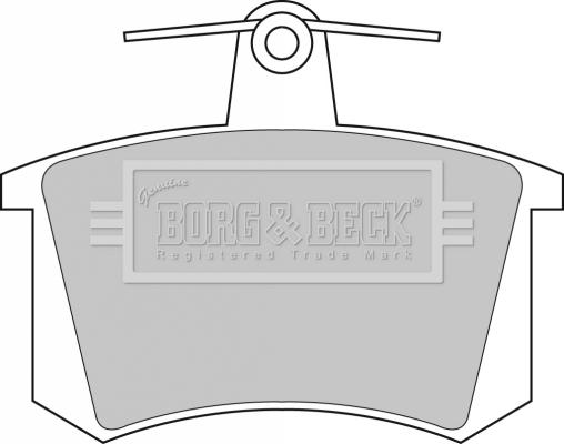 Borg & Beck BBP1503 - Bremžu uzliku kompl., Disku bremzes autodraugiem.lv
