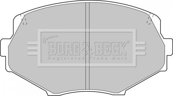 Borg & Beck BBP1583 - Bremžu uzliku kompl., Disku bremzes autodraugiem.lv