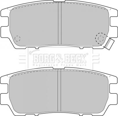 Borg & Beck BBP1582 - Bremžu uzliku kompl., Disku bremzes autodraugiem.lv