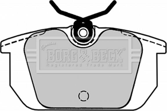 Borg & Beck BBP1534 - Bremžu uzliku kompl., Disku bremzes autodraugiem.lv