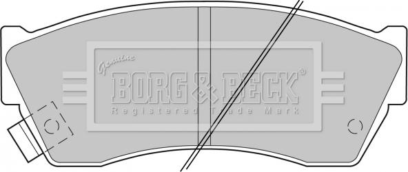 Borg & Beck BBP1529 - Bremžu uzliku kompl., Disku bremzes autodraugiem.lv