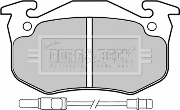 Borg & Beck BBP1525 - Bremžu uzliku kompl., Disku bremzes autodraugiem.lv