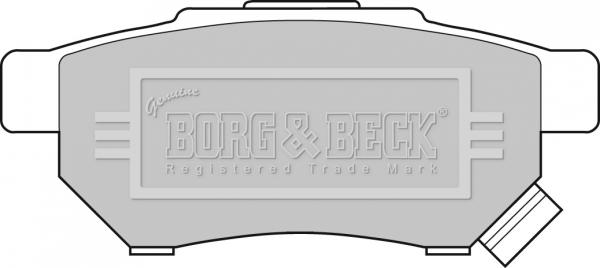 Borg & Beck BBP1526 - Bremžu uzliku kompl., Disku bremzes autodraugiem.lv