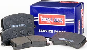 Borg & Beck BBP1522 - Bremžu uzliku kompl., Disku bremzes autodraugiem.lv