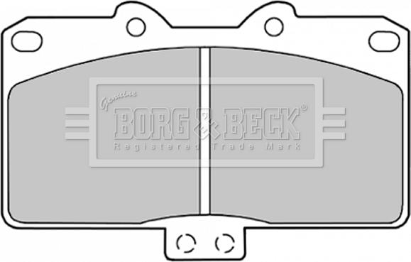 Borg & Beck BBP1574 - Bremžu uzliku kompl., Disku bremzes autodraugiem.lv