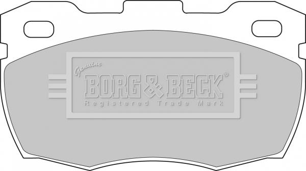 Borg & Beck BBP1571 - Bremžu uzliku kompl., Disku bremzes autodraugiem.lv