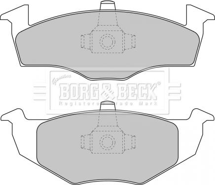Borg & Beck BBP1691 - Bremžu uzliku kompl., Disku bremzes autodraugiem.lv