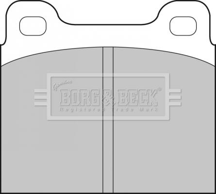 Borg & Beck BBP1698 - Bremžu uzliku kompl., Disku bremzes autodraugiem.lv