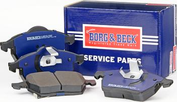 Borg & Beck BBP1643 - Bremžu uzliku kompl., Disku bremzes autodraugiem.lv