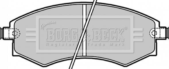 Borg & Beck BBP1658 - Bremžu uzliku kompl., Disku bremzes autodraugiem.lv