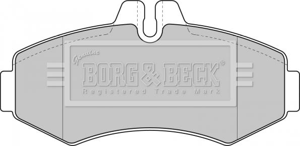 Borg & Beck BBP1664 - Bremžu uzliku kompl., Disku bremzes autodraugiem.lv