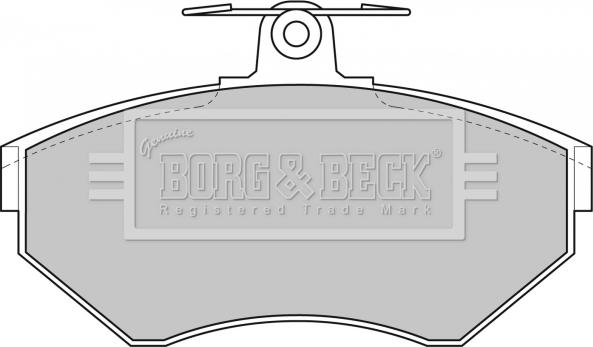 Borg & Beck BBP1607 - Bremžu uzliku kompl., Disku bremzes autodraugiem.lv