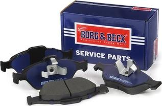 Borg & Beck BBP1615 - Bremžu uzliku kompl., Disku bremzes autodraugiem.lv