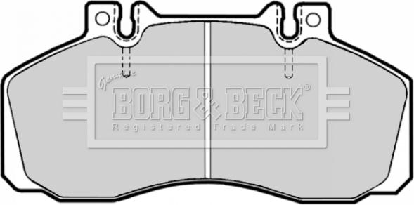 Borg & Beck BBP1636 - Bremžu uzliku kompl., Disku bremzes autodraugiem.lv