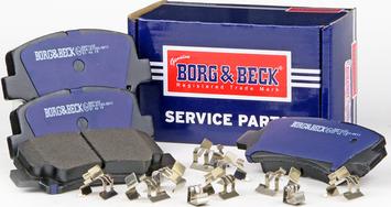 Borg & Beck BBP1632 - Bremžu uzliku kompl., Disku bremzes autodraugiem.lv