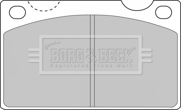 Borg & Beck BBP1099 - Bremžu uzliku kompl., Disku bremzes autodraugiem.lv