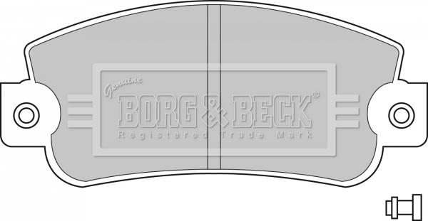 Borg & Beck BBP1094 - Bremžu uzliku kompl., Disku bremzes autodraugiem.lv