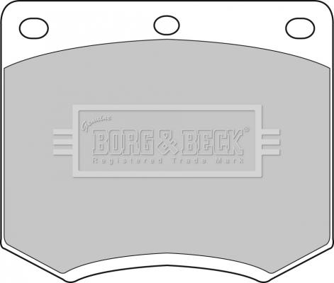 Borg & Beck BBP1095 - Bremžu uzliku kompl., Disku bremzes autodraugiem.lv