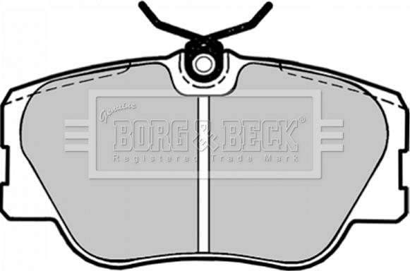 Borg & Beck BBP1042 - Bremžu uzliku kompl., Disku bremzes autodraugiem.lv