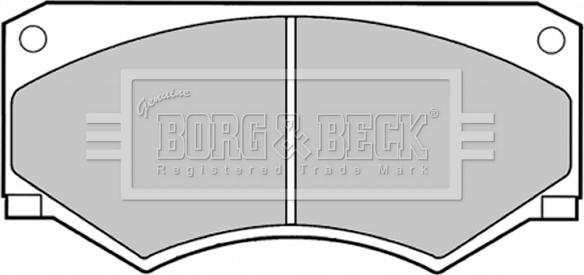 Borg & Beck BBP1056 - Bremžu uzliku kompl., Disku bremzes autodraugiem.lv