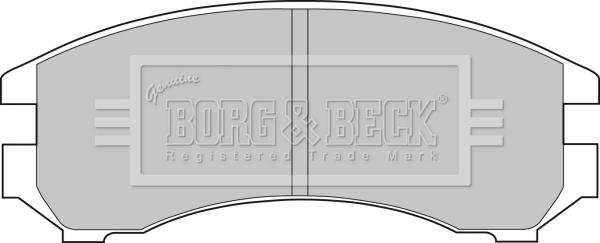Borg & Beck BBP1051 - Bremžu uzliku kompl., Disku bremzes autodraugiem.lv