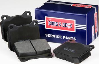 Borg & Beck BBP1057 - Bremžu uzliku kompl., Disku bremzes autodraugiem.lv