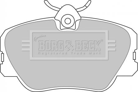 Borg & Beck BBP1068 - Bremžu uzliku kompl., Disku bremzes autodraugiem.lv