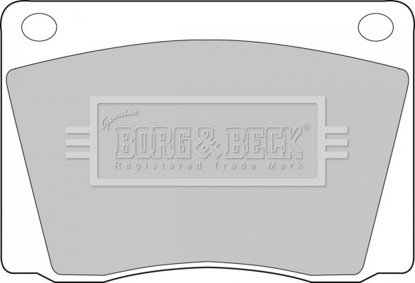 Borg & Beck BBP1011 - Bremžu uzliku kompl., Disku bremzes autodraugiem.lv