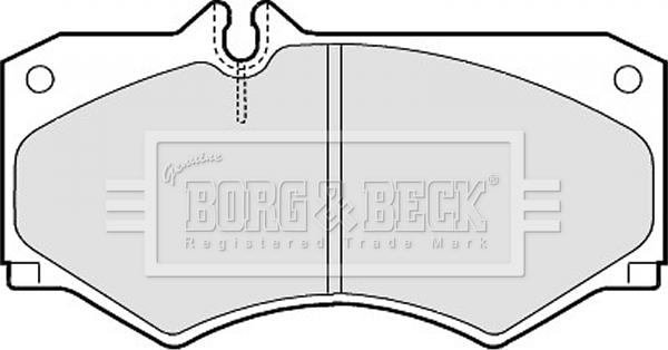 Borg & Beck BBP1089 - Bremžu uzliku kompl., Disku bremzes autodraugiem.lv