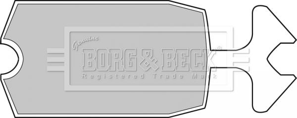 Borg & Beck BBP1034 - Bremžu uzliku kompl., Disku bremzes autodraugiem.lv
