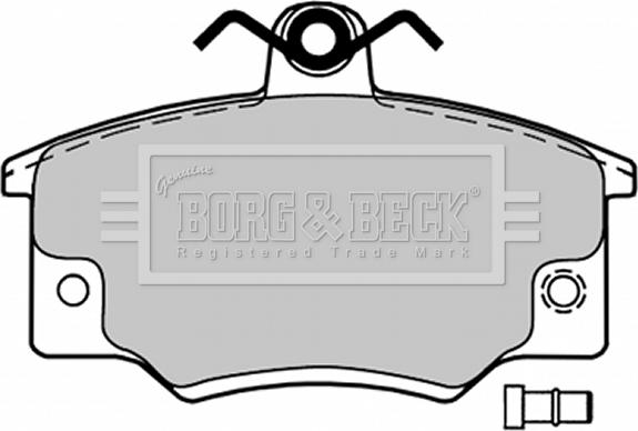 Borg & Beck BBP1032 - Bremžu uzliku kompl., Disku bremzes autodraugiem.lv