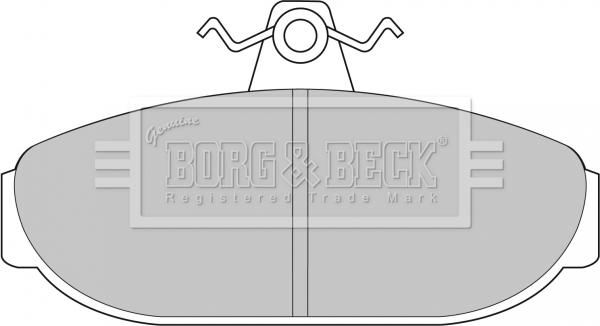 Borg & Beck BBP1079 - Bremžu uzliku kompl., Disku bremzes autodraugiem.lv