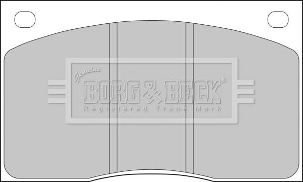 Borg & Beck BBP1074 - Bremžu uzliku kompl., Disku bremzes autodraugiem.lv