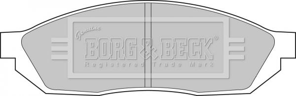 Borg & Beck BBP1071 - Bremžu uzliku kompl., Disku bremzes autodraugiem.lv