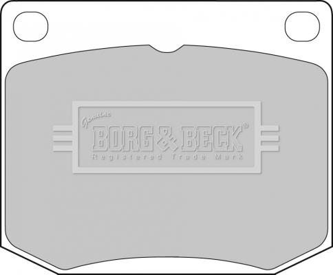 Borg & Beck BBP1072 - Bremžu uzliku kompl., Disku bremzes autodraugiem.lv