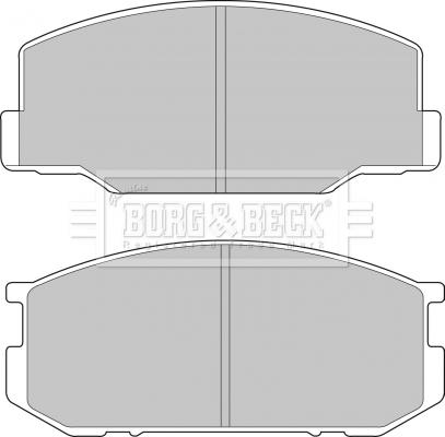 Borg & Beck BBP1196 - Bremžu uzliku kompl., Disku bremzes autodraugiem.lv