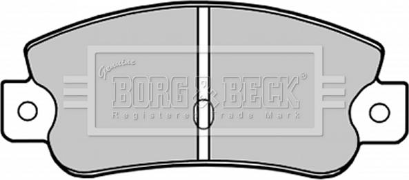 Borg & Beck BBP1193 - Bremžu uzliku kompl., Disku bremzes autodraugiem.lv