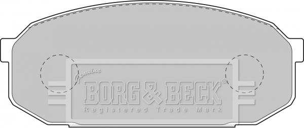 Borg & Beck BBP1144 - Bremžu uzliku kompl., Disku bremzes autodraugiem.lv