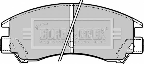 Borg & Beck BBP1148 - Bremžu uzliku kompl., Disku bremzes autodraugiem.lv