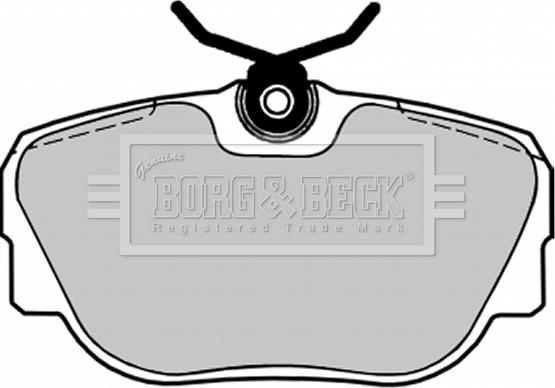 Borg & Beck BBP1155 - Bremžu uzliku kompl., Disku bremzes autodraugiem.lv