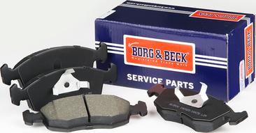 Borg & Beck BBP1100 - Bremžu uzliku kompl., Disku bremzes autodraugiem.lv