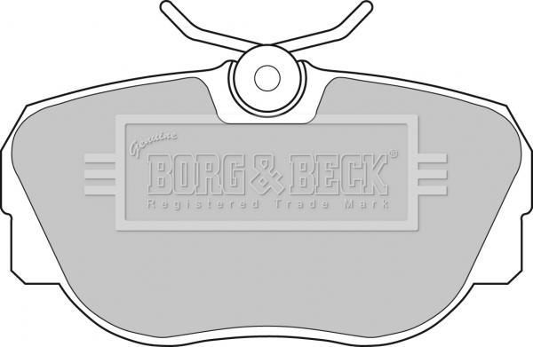 Borg & Beck BBP1119 - Bremžu uzliku kompl., Disku bremzes autodraugiem.lv