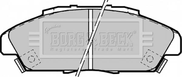 Borg & Beck BBP1170 - Bremžu uzliku kompl., Disku bremzes autodraugiem.lv