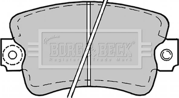 Borg & Beck BBP1178 - Bremžu uzliku kompl., Disku bremzes autodraugiem.lv