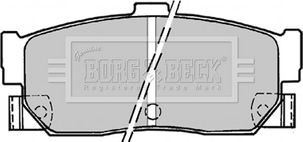 Borg & Beck BBP1177 - Bremžu uzliku kompl., Disku bremzes autodraugiem.lv