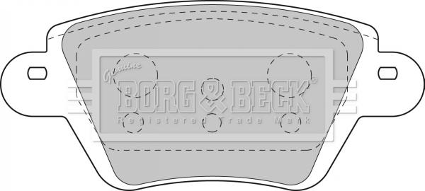 Borg & Beck BBP1892 - Bremžu uzliku kompl., Disku bremzes autodraugiem.lv