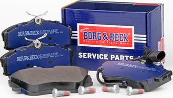 Borg & Beck BBP1856 - Bremžu uzliku kompl., Disku bremzes autodraugiem.lv